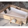 Baignoire d'angle Gauche ULTIMA DUO ultra-slim - 180cm