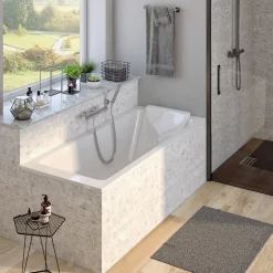 Baignoire droite 180 x 75 cm blanc brillant Jacob Delafon