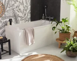 Baignoire droite 170 x 70 cm blanc mat Jacob Delafon