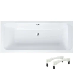 Baignoire droite 190 X 90 VILLEROY ET BOCH Architectura acrylique avec pieds
