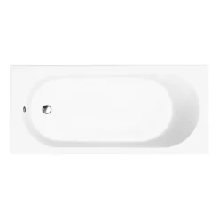Baignoire droite 160 X 70 VILLEROY ET BOCH O Novo Solo acrylique
