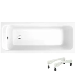 Baignoire droite 170 X 75 VILLEROY ET BOCH Architectura acrylique avec pieds