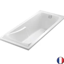 Baignoire droite JACOB DELAFON Corvette confort Acrylique renforcé 170 x 70