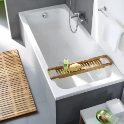 Baignoire droite 170x75 DURAVIT D-Code bonde au centre