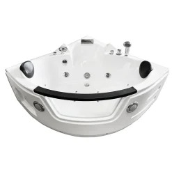 Baignoire hydromassage Chromothérapie 150 X 150 cm 12 jets Mimosa
