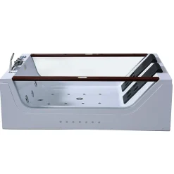 Baignoire hydromassage pour 2 personnes 180 X 120 cm 18 jets Pearl