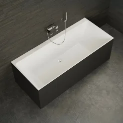 Baignoire Ilot Cobalt 170 noire 170x75x56cm, by SPALINA