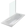 Baignoire JACOB DELAFON Corvette 150x70 cm + Pare bain