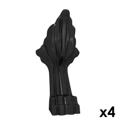 Baignoire îlot 170 x 80 cm noire + 4 pieds noirs, GoodHome Emba