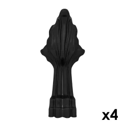Baignoire îlot 170 x 80 cm noire + 4 pieds noirs, GoodHome Emba