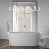 Baignoire îlot acrylique design et moderne pour salle de bain, isolation thermique, Blanc, 170x75x58cm, Garantie 5 ans, MIO 2.0