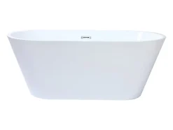 Baignoire îlot design - 201 L - 150 x 70 x 58 cm - Blanche - TWIGGY