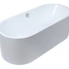 Baignoire îlot design - 221 L - 170 x 75 x 58 cm - Blanche - KATOUCHA