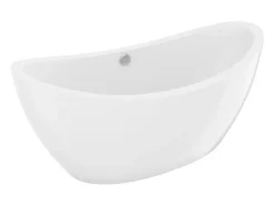 Baignoire îlot design blanche - 225L - 170 x 83 x 77cm - ALDA