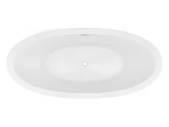 Baignoire îlot design blanche - 225L - 170 x 83 x 77cm - ALDA