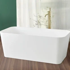 Baignoire îlot design en sanydur rectangulaire RUST 150 cm