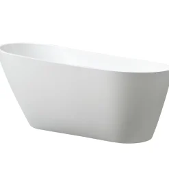 Baignoire îlot design ovale OPRAH blanche 140 cm