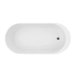 Baignoire îlot Huron L. 170 cm x l. 75 cm blanc