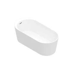 Baignoire îlot Huron L. 170 cm x l. 75 cm blanc