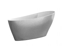Baignoire îlot KEYA GLAM SILVER 165 x 70 cm