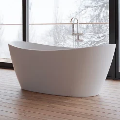 Baignoire îlot ovale NEROON 2.0 L. 170 x l. 80 cm, by SPALINA