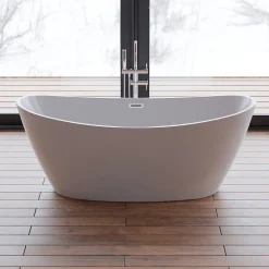 Baignoire îlot ovale NEROON 2.0 L. 170 x l. 80 cm, by SPALINA