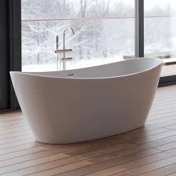 Baignoire îlot ovale NEROON 2.0 L. 170 x l. 80 cm, by SPALINA