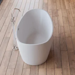 Baignoire îlot ovale NEROON 2.0 L. 170 x l. 80 cm, by SPALINA