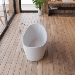 Baignoire îlot ovale NEROON 2.0 L. 170 x l. 80 cm, by SPALINA