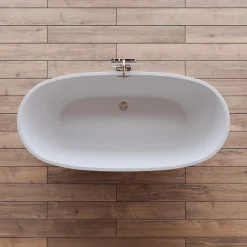 Baignoire îlot ovale SAMBA L. 170 x l. 79 cm, by SPALINA