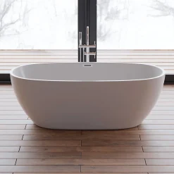 Baignoire îlot ovale SAMBA L. 170 x l. 79 cm, by SPALINA