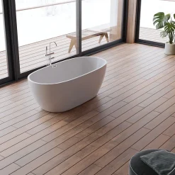 Baignoire îlot ovale SAMBA L. 170 x l. 79 cm, by SPALINA