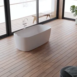 Baignoire îlot ovale Swing 170x80 cm, by Spalina