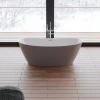 Baignoire îlot ovale Venecia, gris mat, 170x80 cm, by Spalina