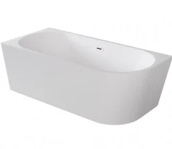 Baignoire îlot ZOYA GLAM GOLDEN angle droit - 170 x 80 cm