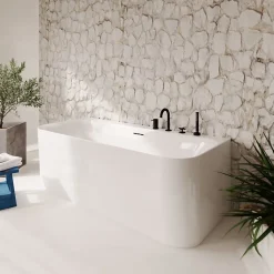Baignoire murale semi-îlot VILLEROY & BOCH Loop & Friends