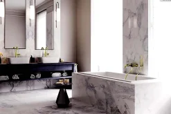 Baignoire rectangulaire - 160 x 70 cm - sans Habillage - avec Pieds - Vidage Chrome - TALIA SLIM