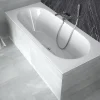 Baignoire rectangulaire 180 x 80 VITAE SLIM acrylique blanc + Habillage en polystyrène (4 cm) + Pieds + Vidage à chromé