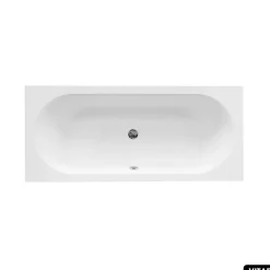 Baignoire rectangulaire - avec Tablier Blanc et Repose Tête OFFERT - VITAE - 180 x 80 cm