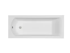 Baignoire rectangulaire blanche à encaster - SHEA SLIM - 170 x 70 cm