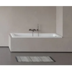 Baignoire rectangulaire encastrable BALI blanc brillant 170x75
