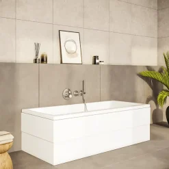 Baignoire rectangulaire VITRA Neon avec pied 170x75cm Blanc