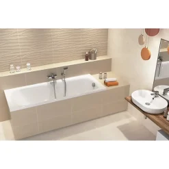 Baignoire rectangulaire 170x70 cm NAO encastrable (SANS TABLIER)