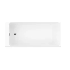 Baignoire semi îlot 160x75 cm Bakor gris
