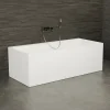 Baignoire semi-îlot murale COBALT L.170 x l.75 cm, by SPALINA
