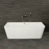 Baignoire semi-îlot murale Mint 180, blanc, 180x81 cm, by Spalina