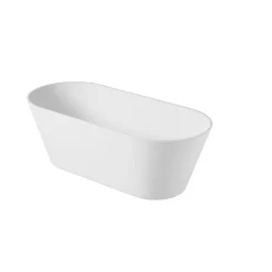 Baignoire SERENA îlot en acrylique Lucite blanche 170cm