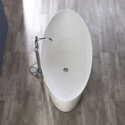 Baignoire Veronica Ovale Centre Blanc