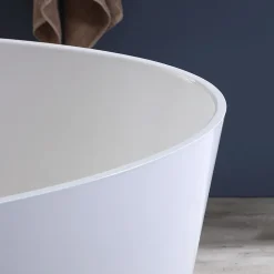 Baignoire Veronica Ovale Centre Blanc