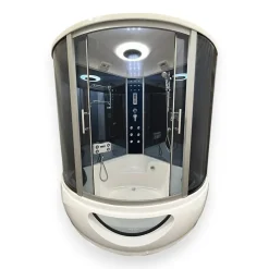 Baignoire-Douche hydromassage angle 150 x 150 cm Aphrodite